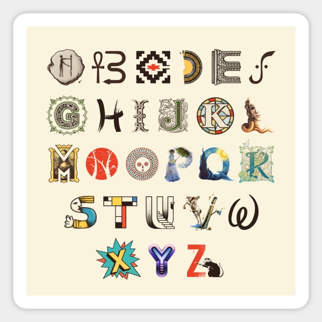 A-z Art History Magnet by Made With Awesome